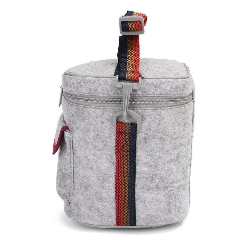 Insulated Thermal Cooler Lunch Storage Box Bag Tote Shoulder Strap Carry Picnic