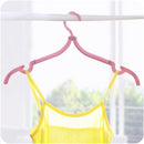 Folding Travel Hanger Portable Travel Clothes Brace Household Windproof Clothes Hanger Non-slip Clothes Hanger Plastic Cloth Hanger