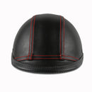 BYB Universal Unisex Motorcycle Scooter Retro Vintage Leather Open Face Helmet