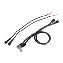 BOSMAA MK66L 12V Motorcycle Dual Button ON OFF Switch Headlight Aluminum Alloy Waterproof Handlebar Mount