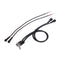 BOSMAA MK66L 12V Motorcycle Dual Button ON OFF Switch Headlight Aluminum Alloy Waterproof Handlebar Mount