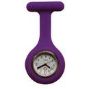 Colorful Silicone Doctor Fob Watch Pocket Nurse Watches with Clasp