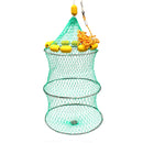 ZANLURE Nylon 11 Floats Floding Fishing Net Crab Fish Minnow Crawfish Shrimp Net