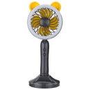 3 In 1 Multifunction USB Handheld Fan Adjustable Table Lamp Phone Holder Fan Cooler With Fan Base