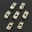 50pcs M5 T Sliding Nut Block for 3030 Aluminum Profile Zinc Coated Plate Aluminum Accessories