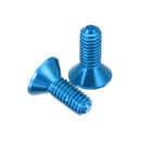 Suleve M3AH4 10pcs M3x8mm Countersunk Hex Socket Screw 7075 Aluminum Alloy Flat Head Metric