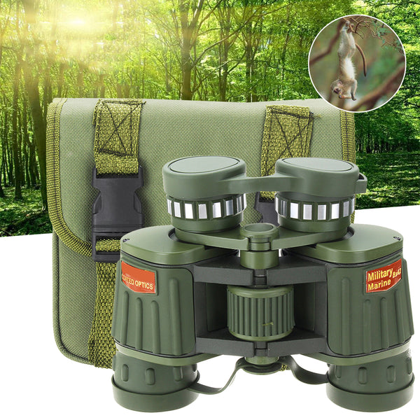 8X42 HD Tactical Army Marine Binocular Low Light Night Vision Bird Watching Telescope