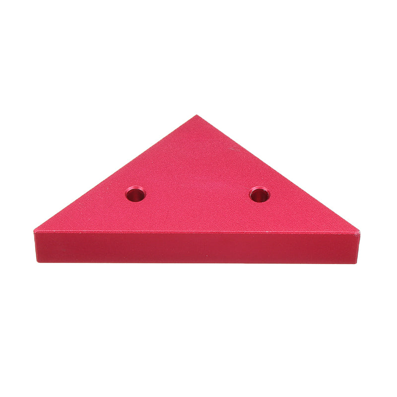 T2 Aluminum Alloy 90 Degrees Height Triangle Ruler Woodworking Metric and Inch Triangular Clamping Ruler Measuring Ruler