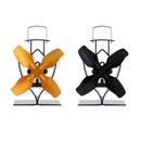 4 Blade Heat Powered Stove Fan Silent Wood Log Burner Fireplace Eco Fan No Electricity No Battery Heating Distribution