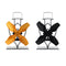 4 Blade Heat Powered Stove Fan Silent Wood Log Burner Fireplace Eco Fan No Electricity No Battery Heating Distribution