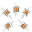 Universal 1/4" 6mm Motorcycle Scooter Hose Inline Gas Fuel Gasoline Filter