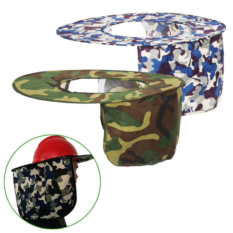 Safety Hard Hat Sun Shield Shade Reflective Visor Face Neck Anti-UV Protection