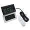 Mrosaa Digital LCD Screen Electronic Thermometer Fish Tank Temp Meter Aquarium Thermometer With Waterproof 1M Probe