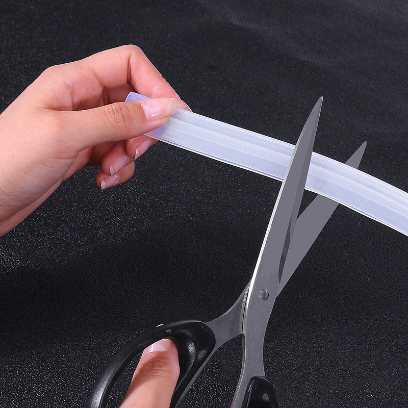 U-Shape 1M Shower Screen Sealing Bath Shower Glass Door Strip 6mm/8mm/10mm/12mm