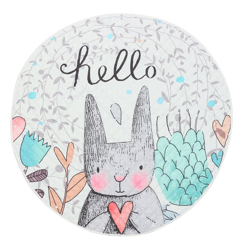 Soft Cotton Baby Kids Game Gym Activity Play Mat Crawling Blanket Floor Rug Baby Play Mat