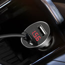 USAMS US-CC045 C1 Dual USB Digital Display 2.1A Car Charger Adapter for iPhone X 8 Plus S8 Note 8 S9