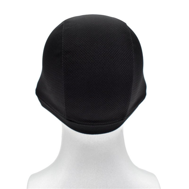 WOSAWE Quick Dry Helmet Inner Hat Anti-fouling Off-road Motorcycle Headgear Hooded Sweat Cap