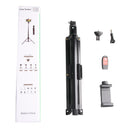 Portable All-in-one bluetooth Selfie Stick Photo Live Light Stand Tripod with 1/4 Screw