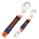 MYTEC Three-Sided Toothed Universal Wrench Multifunctional Faucet Movable Wrench Tool Household Pipe Wrench Universal Pipe Wrench