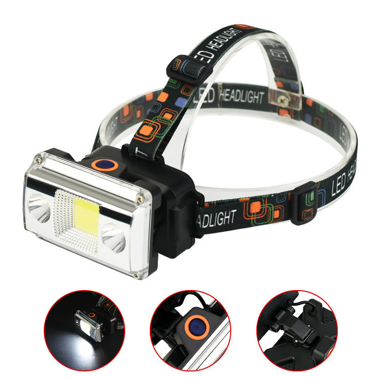 XANES SYT005 1100LM Headlamp 4 Modes Cycling Night Warning Light Camping Hunting Portable Emergency Lantern 18650
