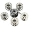 Stainless Steel Sewing Machine Accessories 5 Bobbins 1 Bobbin Case For Brother Toyata Singer