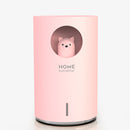 Cute Pet Humidifier 900ML Large Capacity Color LED Light Silent Timing Home Humidificador Mist Maker