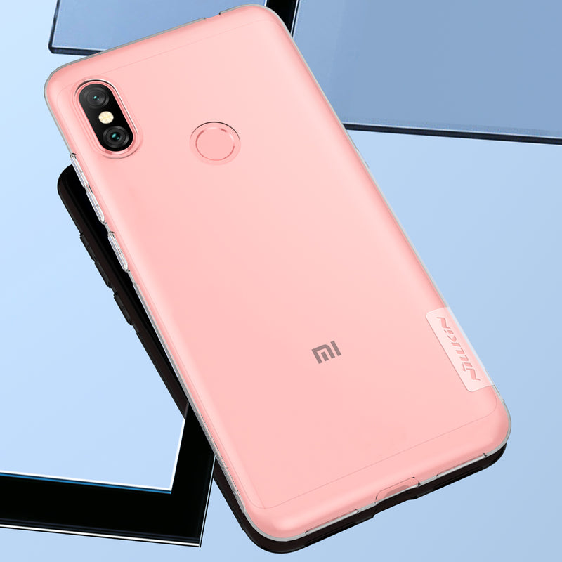 NILLKIN Transparent Shockproof Soft TPU Back Cover Protective Case for Xiaomi Redmi Note 6 Pro