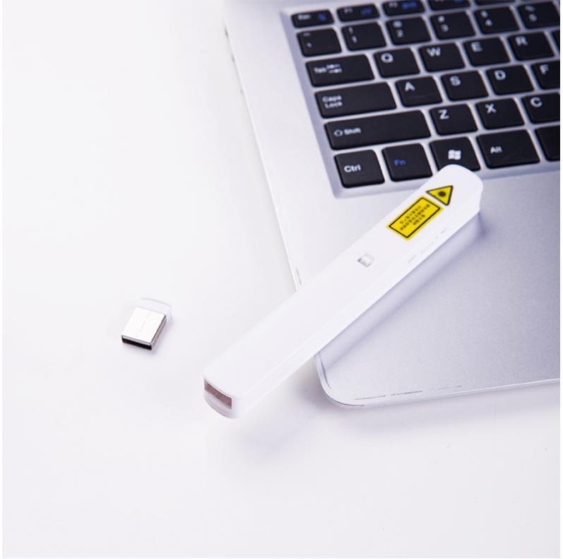 Deli Flip Pen Electronic Pointer Business Conference PPT Laser Pen 30 Meters Long Distance Pointer