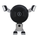 Double Coils 10w Qi Wireless Charger Gravity Linkage Automatic Lock Air Vent Car Phone Holder for 4.0-6.0 Inch Smart Phone