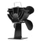 Eco Friendly 4-Blade Heat Powered Stove Fan for Wood/Log Burner/Fireplace 203CFM Thermal Power Fan