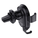 HOCO CW25 10W Qi Wireless Charger Fast Charging Gravity Linkage Auto Lock Air Vent Car Phone Holder Car Mount for 4.0-6.5 Inch Qi-enabled Smart Phone for iPhone 11 for Samsung Galaxy Note 10