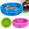 80CM 3 Ring Inflatable Round Swimming Pool Toddler Children Kids Outdoor Play Balls