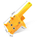 Handheld Dowel Jig ABS Plastic Woodworking Jig Pocket Hole Jig for 6 -10mm Dowel Joints Drilling Guide Tools Woodworking Clamp