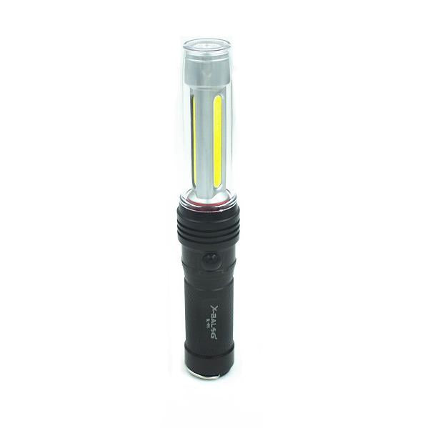 XANES U12 XPE + COB 1200Lumens Front & Side Lights Red & White Light Magnetic Tail LED Flashlight