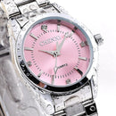 CHENXI 021B Rhinestone Fashionable Women Watches Stainless Steel Strap Quartz Watches