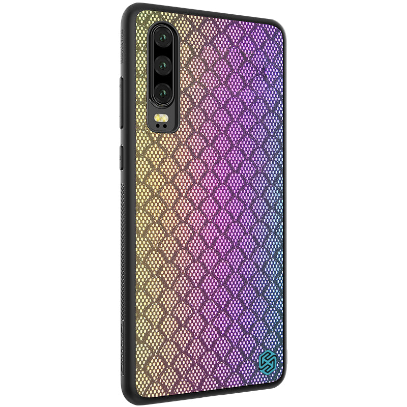 NILLKIN Woven Polyester Mesh Reflective Anti-fingerprint Protective Case for HUAWEI P30