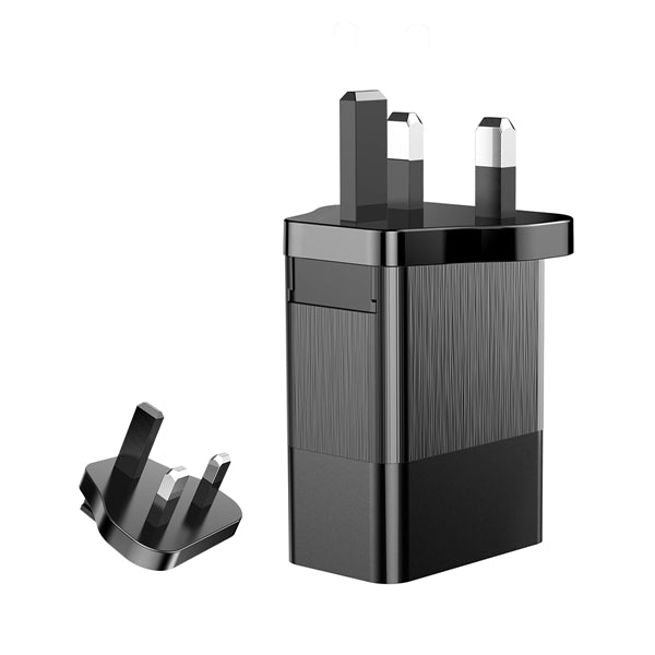 Baseus 3 in 1 3 Ports 3.4A Fast Travel Wall USB Charger EU US UK Plug Adapter For Phone Tablet