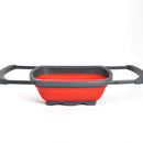 Fruit Vegetable Folding Draining Basket Kitchen Strainer Vegebales Washing Filter Folding Basin