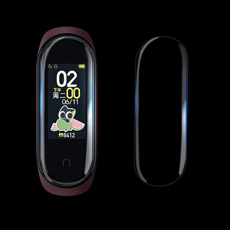 2pcs Watch Screen Protector TPU Ultra-thin Explosion-proof Film for Xiaomi Miband 4
