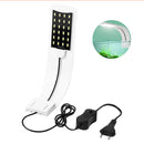 10W Ultra-thin Aquarium Light Compact Fish Tank Light Aquatic Plant Lights EU Plug