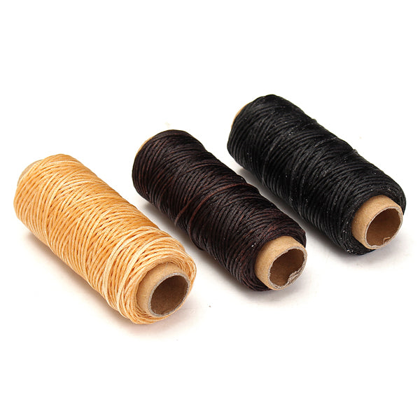 13pcs Wood Handle Leather Craft Tools Kit Leather Hand Sewing Tool Punch Cutter DIY Set