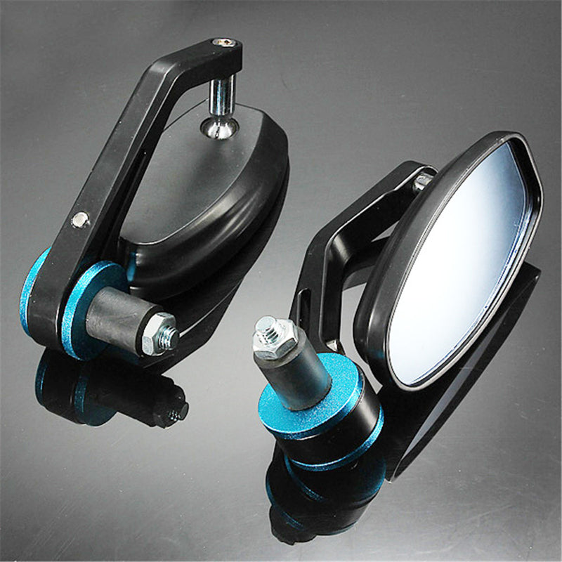 7/8inch Motorcycle Bar End Rear View Mirror Aluminum Universal