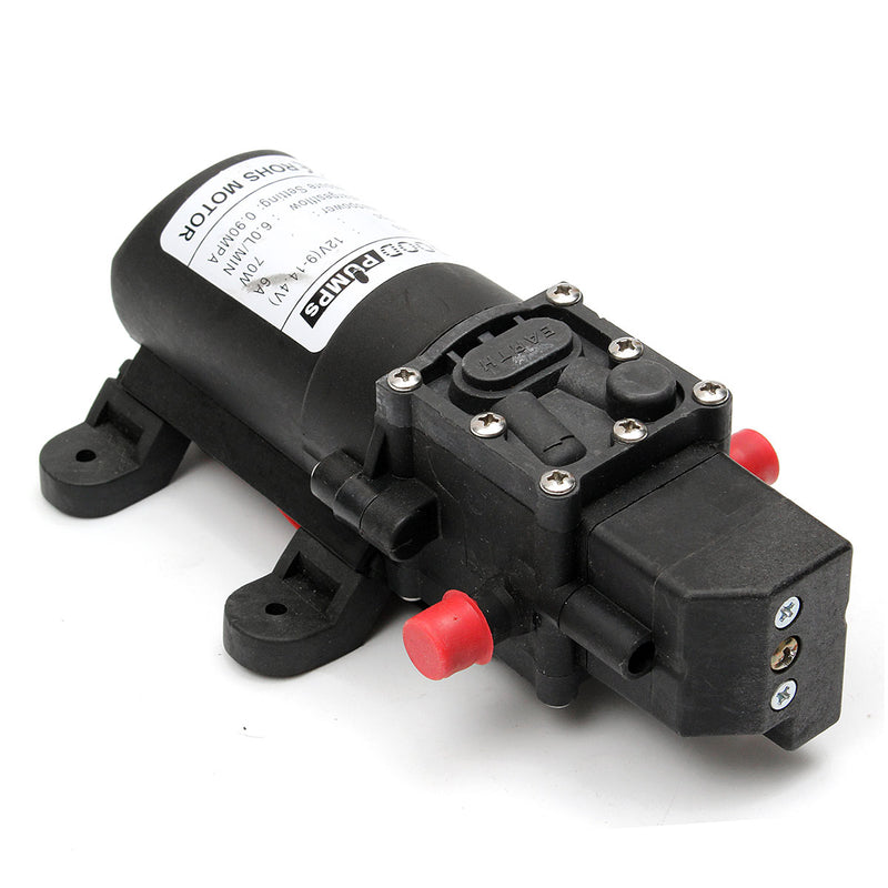 FL-3308 130PSI 6L/Min Water High Pressure Diaphragm Pump Caravan Boat DC12V