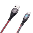 Bakeey BK1 3A QC3.0 Type C LED Quick Charging Data Cable For Xiaomi K30 5G HUAWEI Mate30 5G Oneplus Pocophone Note 10+ 5G