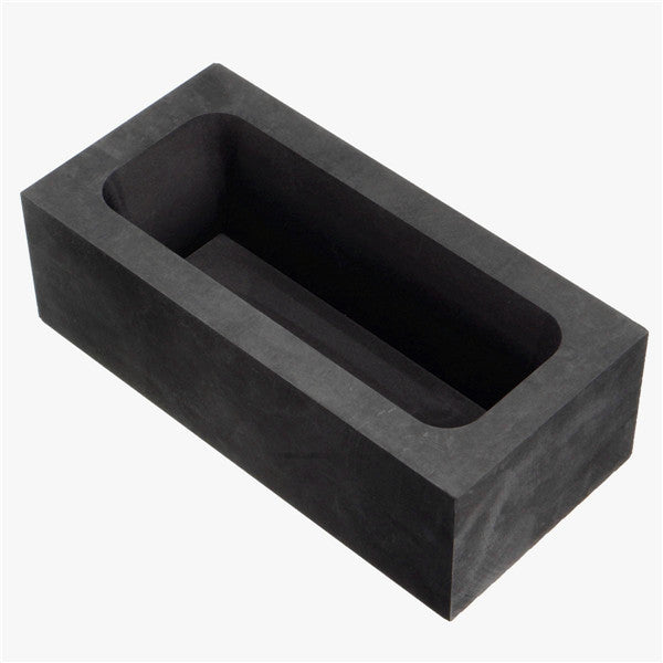 125x60x40mm Square Graphite Mold Crucible for Melting Casting 85oz Gold/46oz Silver