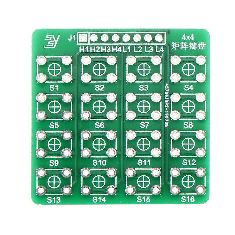 4X4 Matrix Keyboard Tact Touch Switch MCU Learning Board Development Board External Expansion Kit