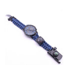 IPRee 7 In 1 EDC Paracord Watch Outdoor Survival Bracelet Tools Kit
