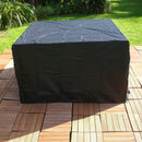 OxbridgeBlack Waterproof Rattan Cube Outdoor Garden Patio Furniture Table Set Cover Protection