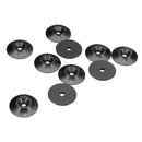 Suleve M3AN4 10cs M3 Countersunk Conical Grommet Gasket Washer Spacer Multi-color