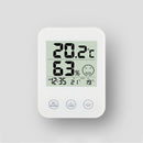 FanJu FJ718 Weather Clock with Temperature Humidity Meter LCD Comfort Display Indoor Thermometer